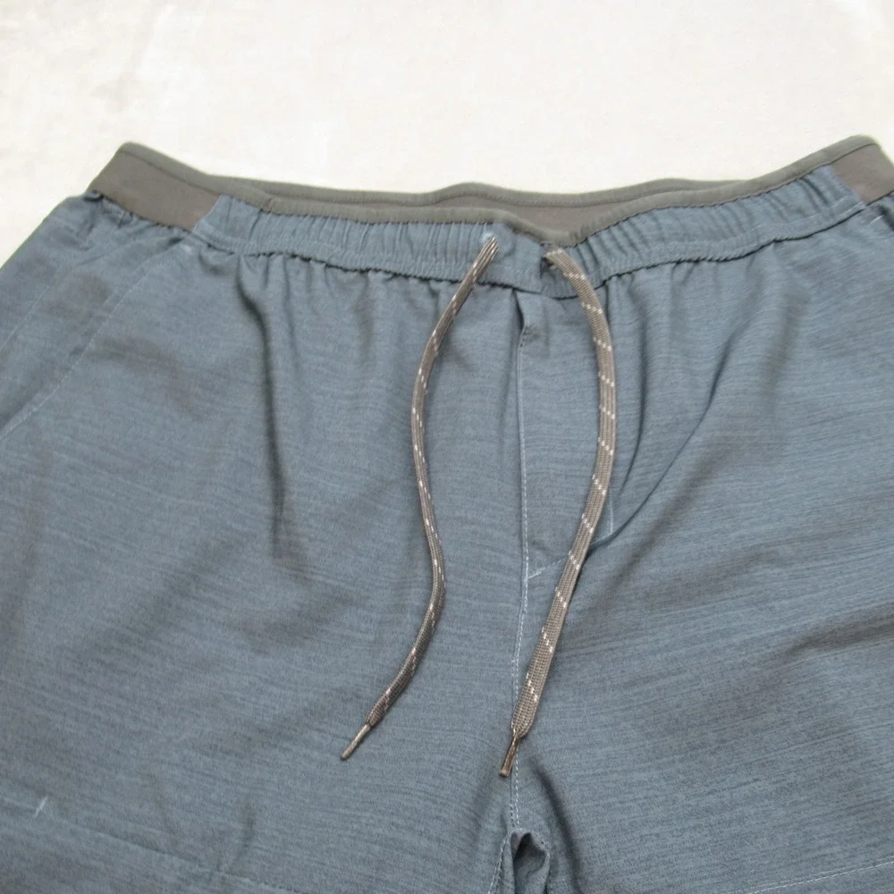 Columbia Shorts Mens Large Sea Blue‎ Pockets Elastic Drawstring Waist Swim Board